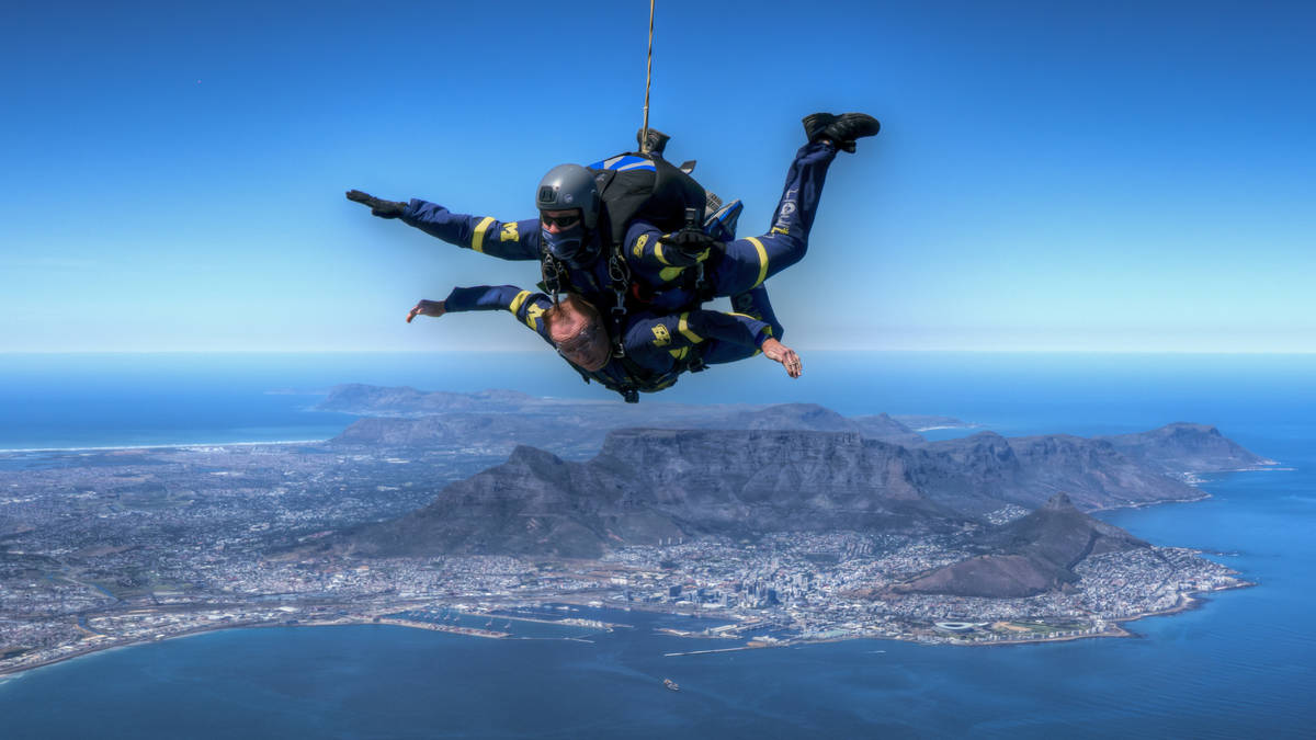 As 5 principais atividades de adrenalina na Cidade do Cabo